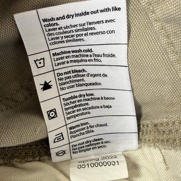 Carhartt Rugged Flex Relaxed Fit Canvas Work Pants Tan Khaki Mens 36x32 Workwear - Picture 10 of 14